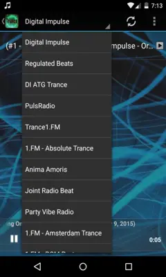 Trance Music Stations Free android App screenshot 0