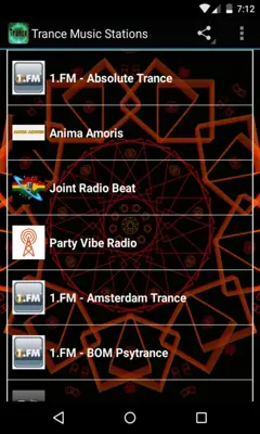 Trance Music Stations Free android App screenshot 2